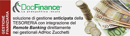 DocFinance - Soluzione gestione tesoreria e finanze