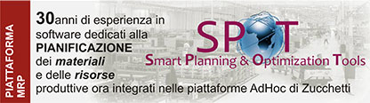 Spot - Soluzione per la pianificazione della produzione